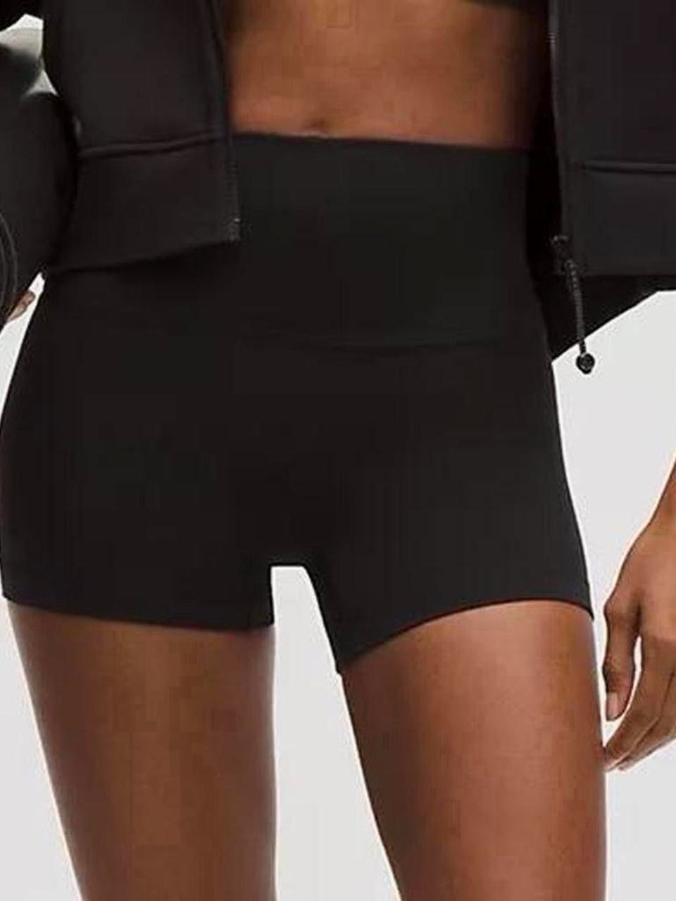 Lululemon Athletica Black Align High-Rise Short 4” Size 2